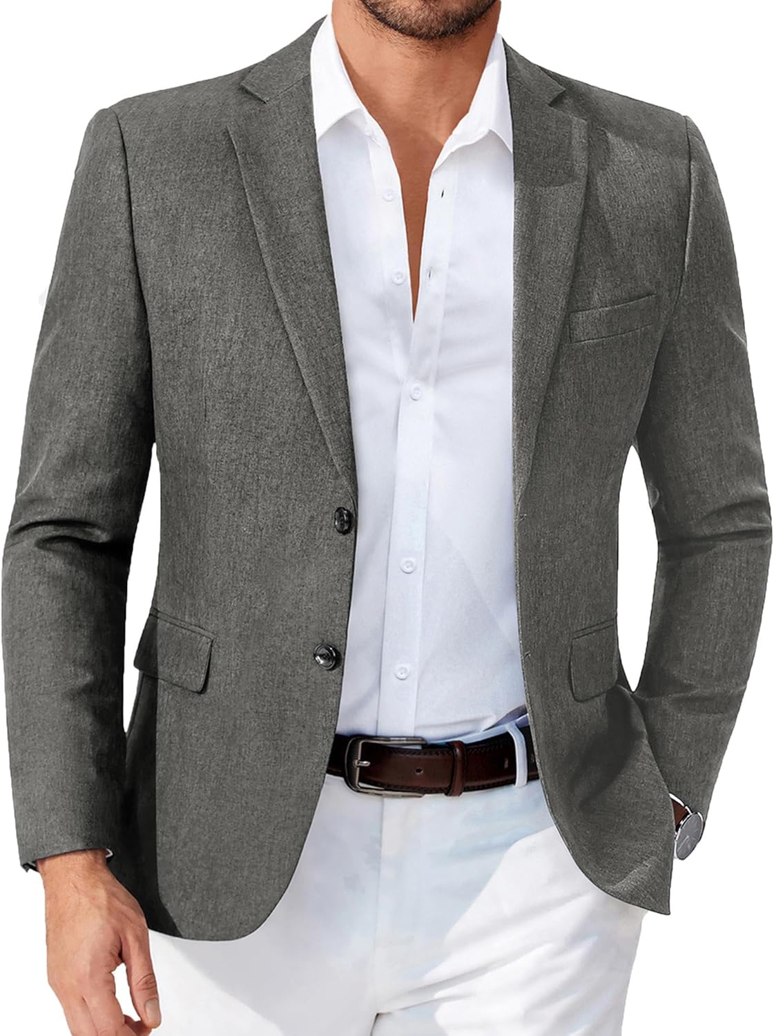 Stylish COOFANDY Men's Blazer for Casual and Formal Wear