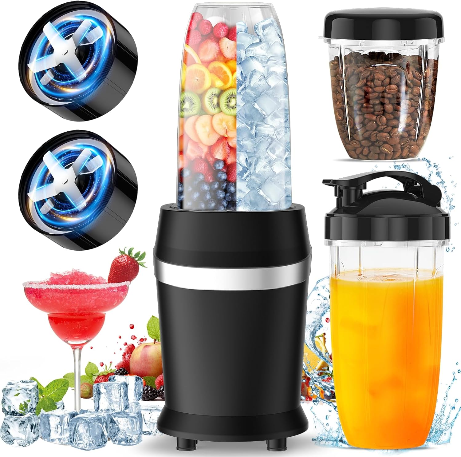 Portable 25000RPM Smoothie Blender - Crush Ice & More!