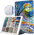 DuraSafe iPad 4/3/2 9.7 in Case - Clear Back with Tree Sculpture Print