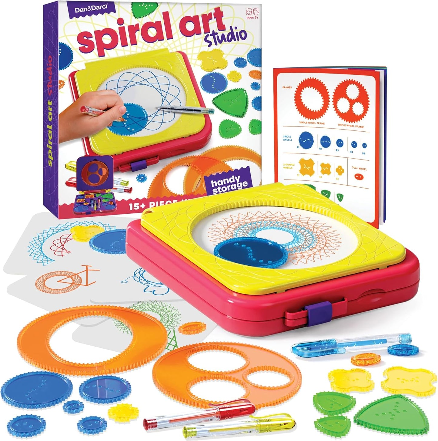 Creative Spiral Art Kit for Kids - Ages 6-12 - Gifts for Boys & Girls