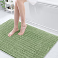 Arotive Luxury Chenille Bathroom Rug Mat 47x32 in Sage Green - Ultra