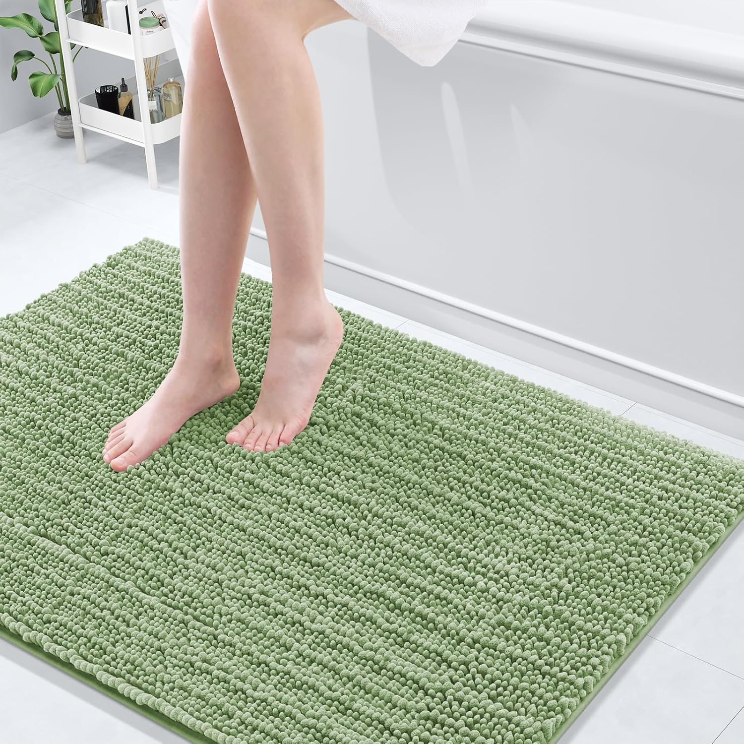 Arotive Luxury Chenille Bathroom Rug Mat for Ultimate Comfort