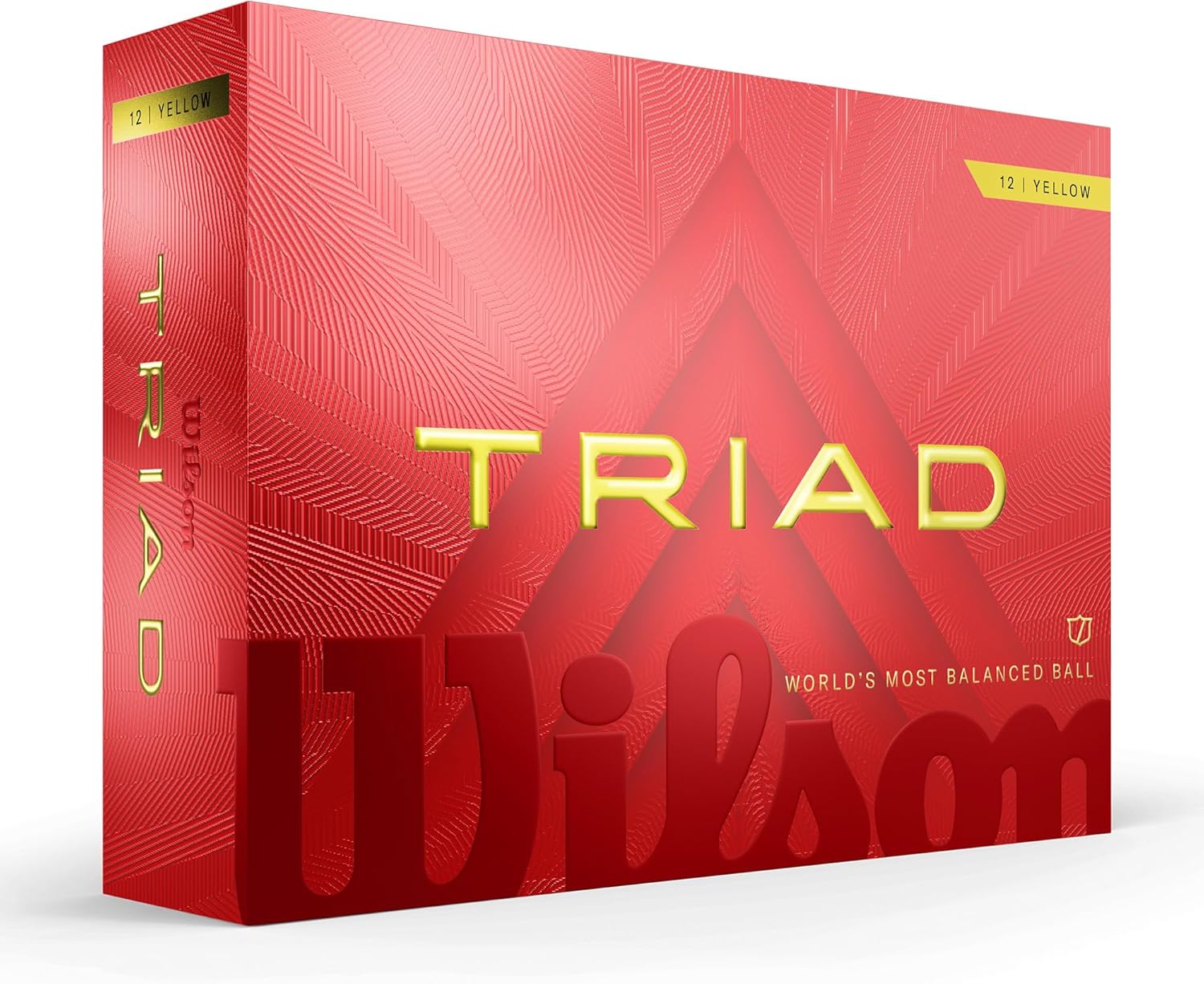 Wilson Staff Triad Golf Balls - 12 Pack for Improved Distance!