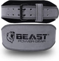 Weight Lifting Belt - Genuine Leather 4 in Wide Support