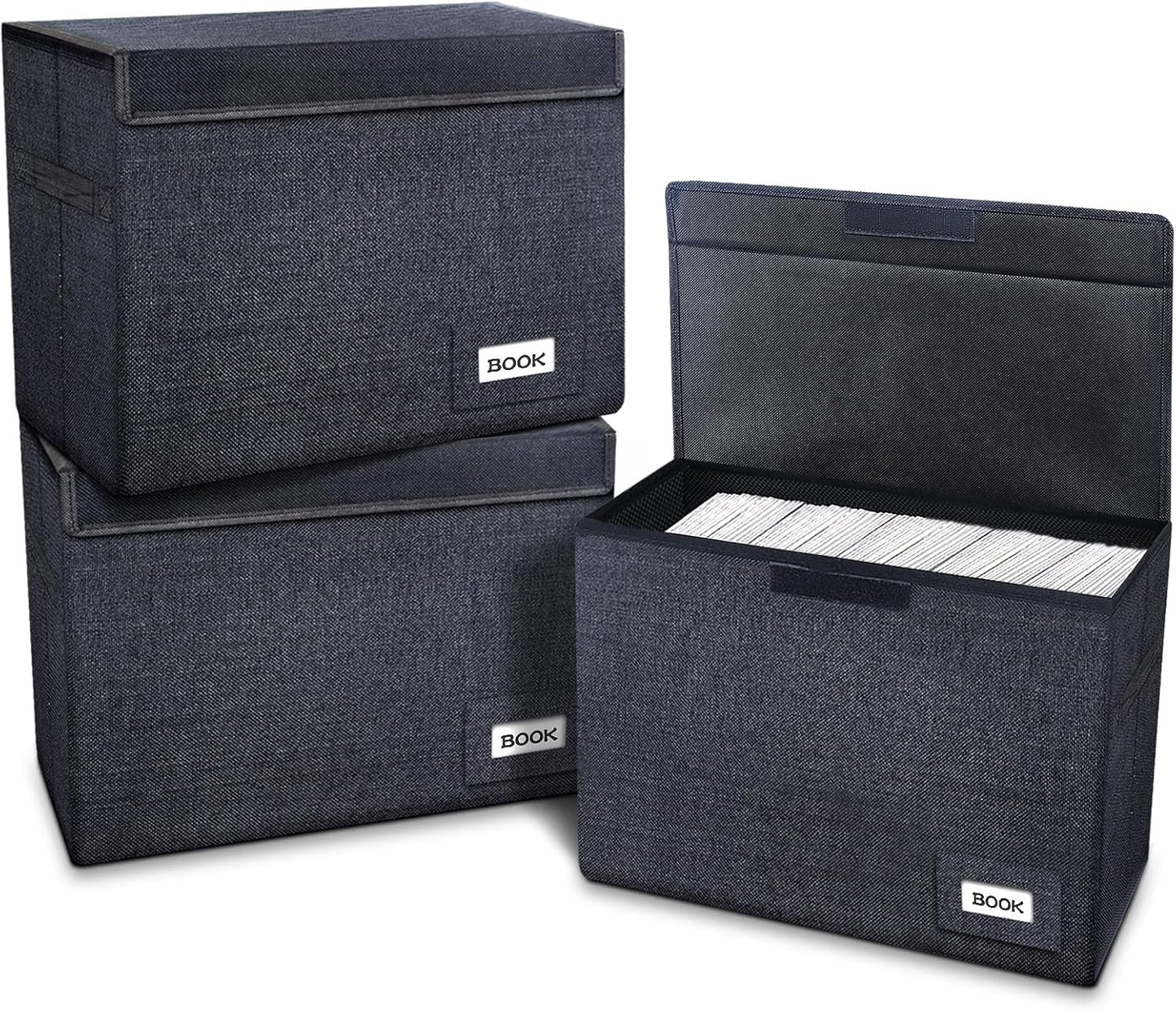 Leffis 3 Pack Comic Book Storage Boxes for Organized Collections