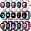 15 Pack Soft Silicone Bands for Samsung Galaxy Watches