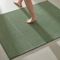 Large Bathroom Rugs Non Slip Washable Bath Rugs Sage Green 36ftx48ft