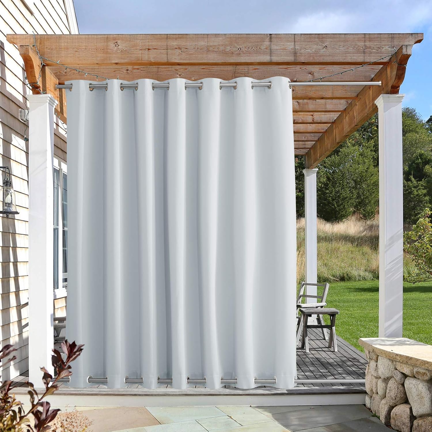 NICETOWN Outdoor Curtains for Patio Waterproof & Windproof
