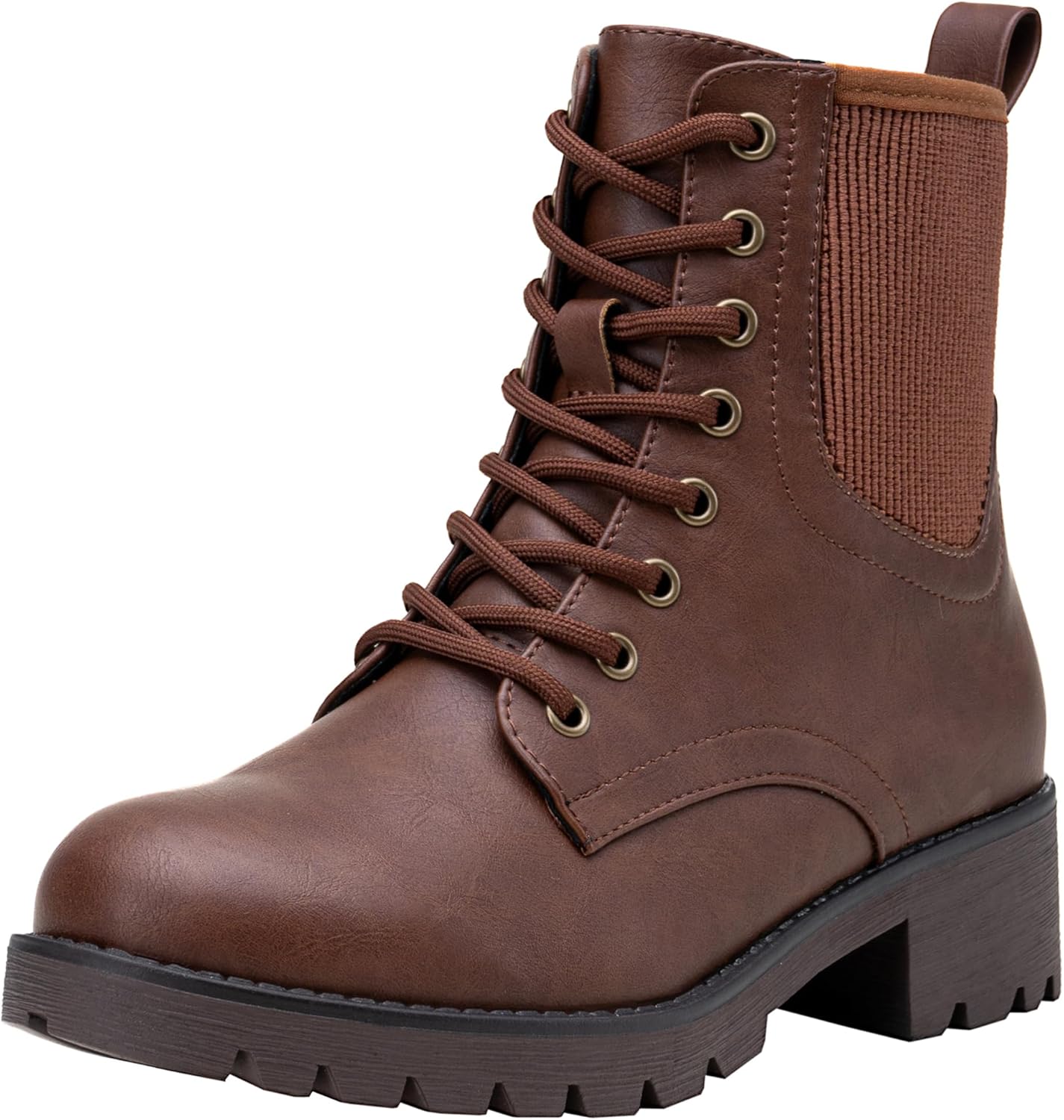 Vepose Women's Ankle Boots: Stylish Combat Lace Up Booties