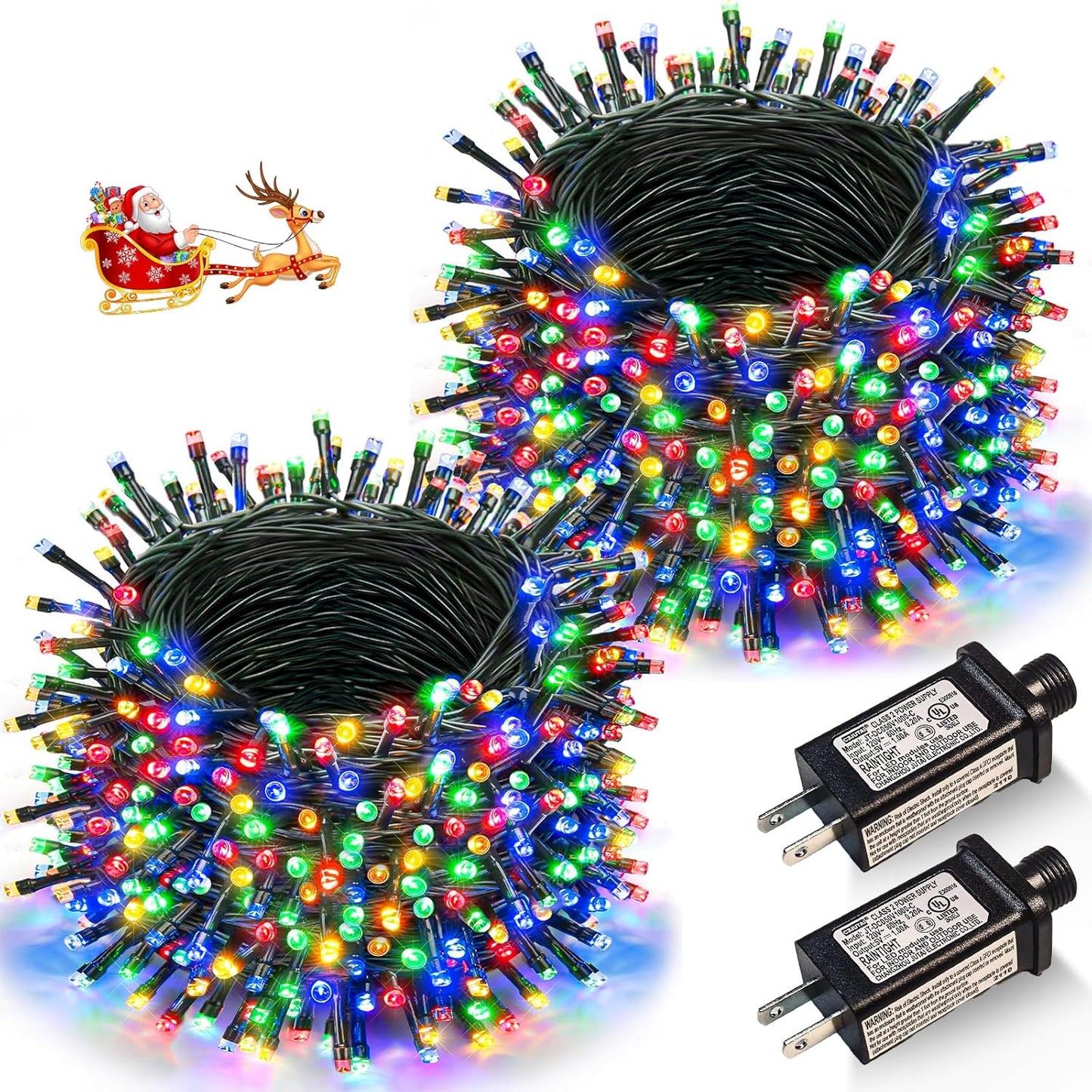 200FT 600LED Christmas Lights Outdoor for Festive Decor