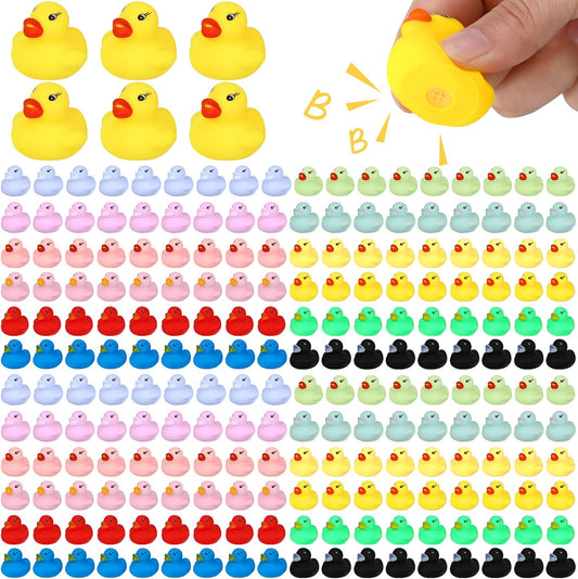 Mini Rubber Duck Set for Baby Showers and Birthday Parties
