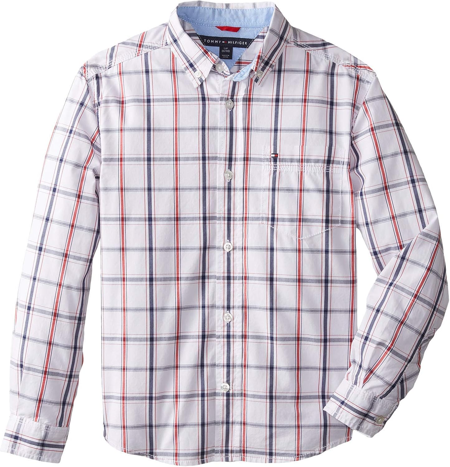 Tommy Hilfiger Boys' Long Sleeve Woven Button-down Shirt Review