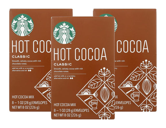 Starbucks Classic Hot Cocoa Mix Packets for Cozy Moments