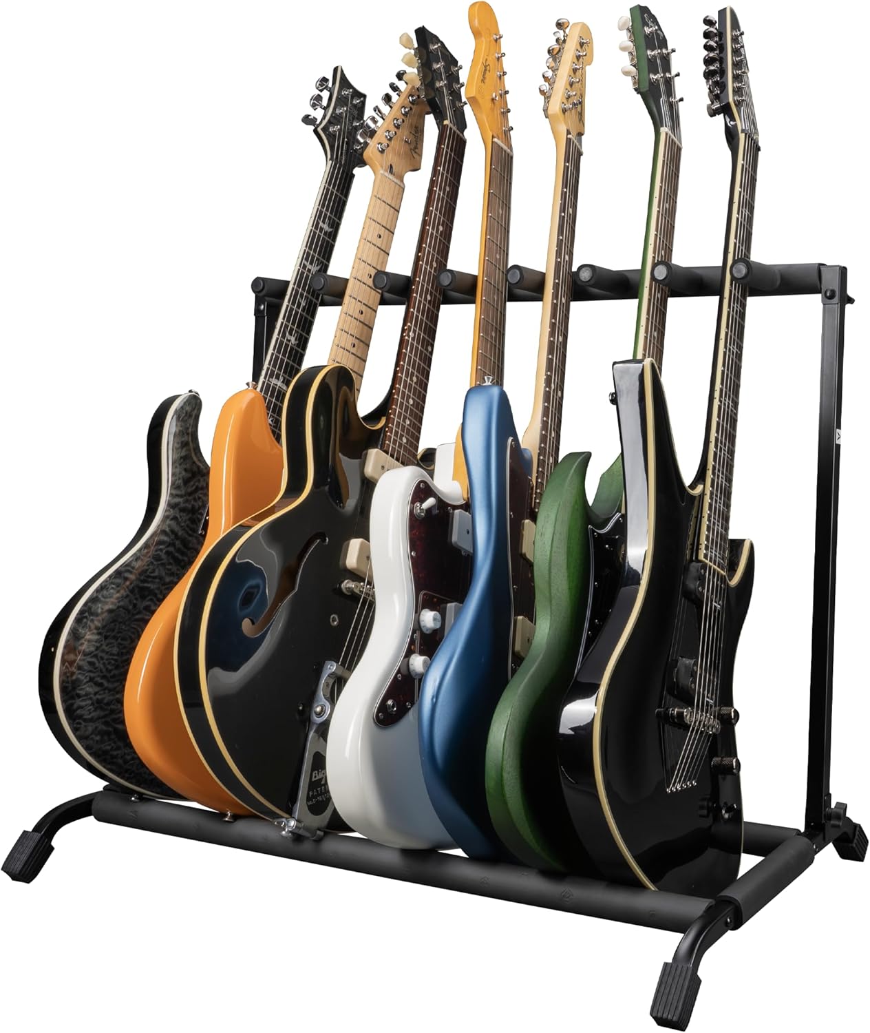 Space-Saving Guitar Rack Holds 7 Guitars by Gator