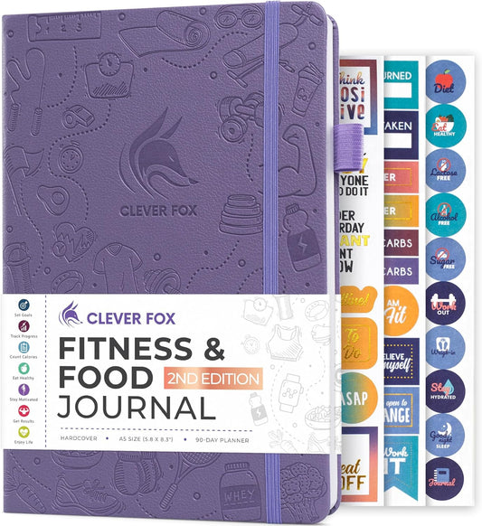 Clever Fox Fitness & Food Journal - Track Your Progress!