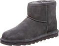 BEARPAW Women's Alyssa Gadget Gray Boot - Cozy Slip-On Ankle Boot