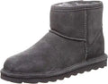 BEARPAW Women's Alyssa Ankle Boot - Cozy Slip On Winter Boot