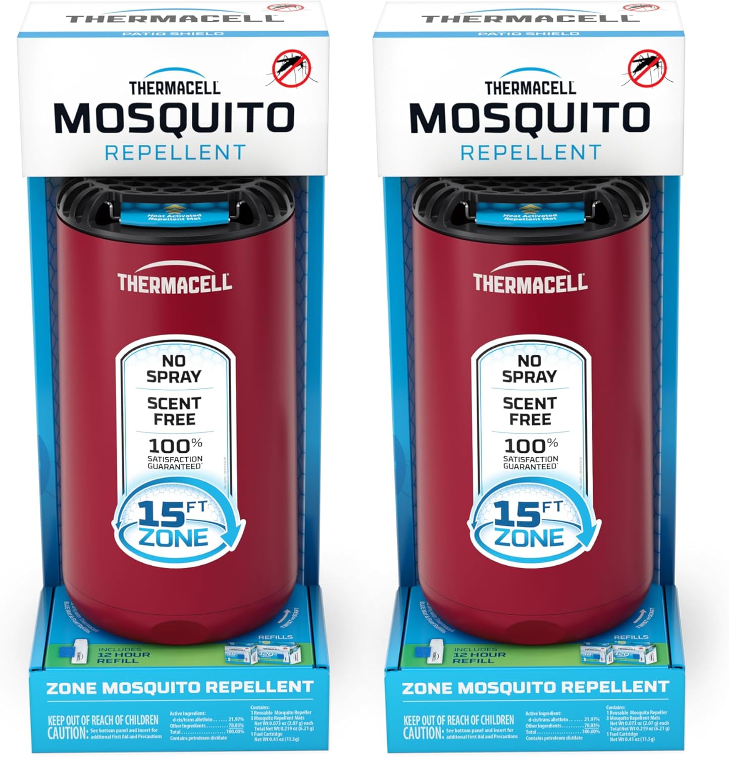 Thermacell Patio Shield Mosquito Repeller 2-Pack Bundle Review