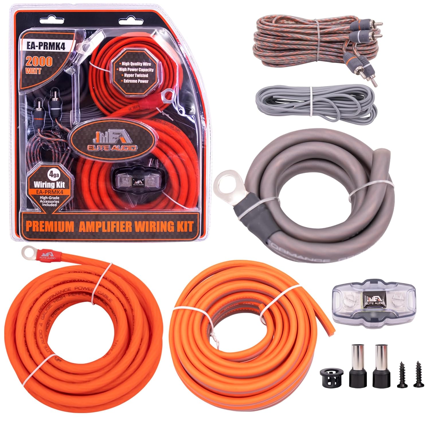 Elite Audio Premium Series Amp Kit for High-Power Installations