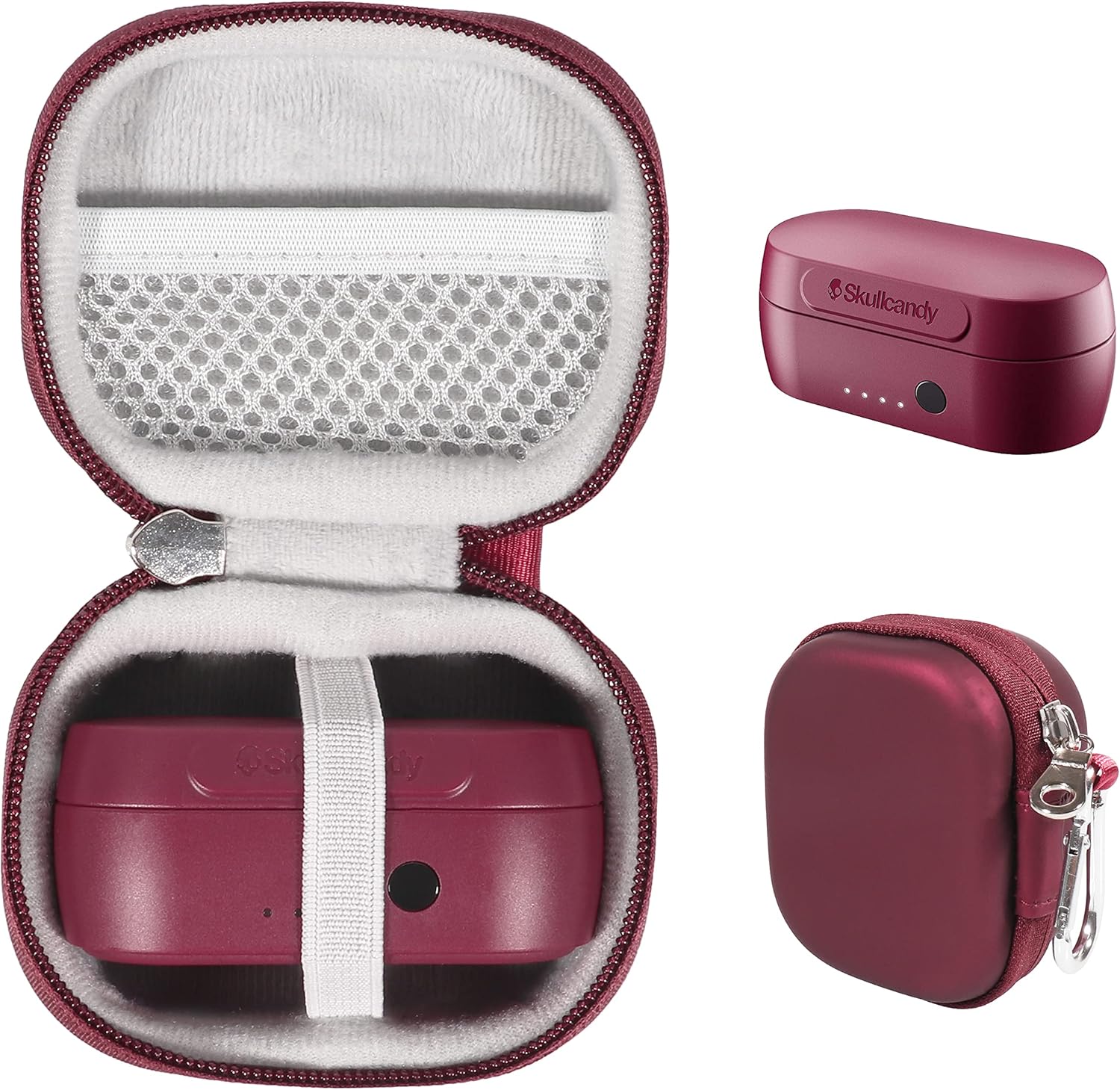Protective Red Case for Skullcandy Earbuds