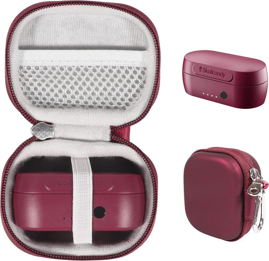Protective Red Case for Skullcandy Earbuds
