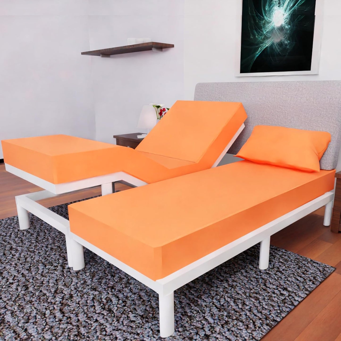 Split King Sheets Sets for Adjustable Bed - Ultra Soft Comfort
