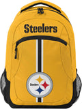 FOCO Pittsburgh Steelers NFL Alternate Color Action Backpack - Bold