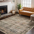Area Rugs for Living Room Bedroom Washable Rug - Low Pile Vintage Boho