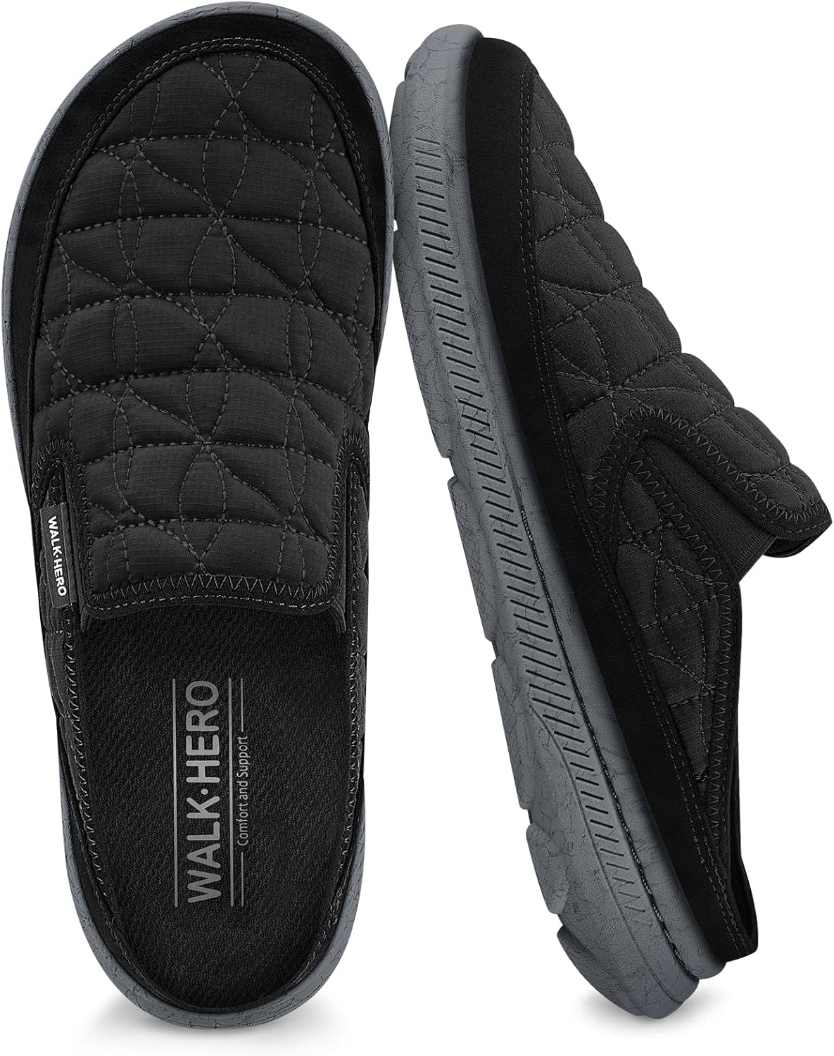 Mens Slippers for Plantar Fasciitis with Arch Support Design