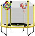 LANGXUN 60in Trampoline for Kids - Safe Indoor Mini with Toys