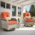 Swivel Rocker Patio Chairs Set: Glider Comfort!