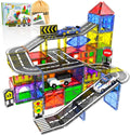 Magnetic Tiles Road Set - 38pc City Traffic Magnetic Building Blocks