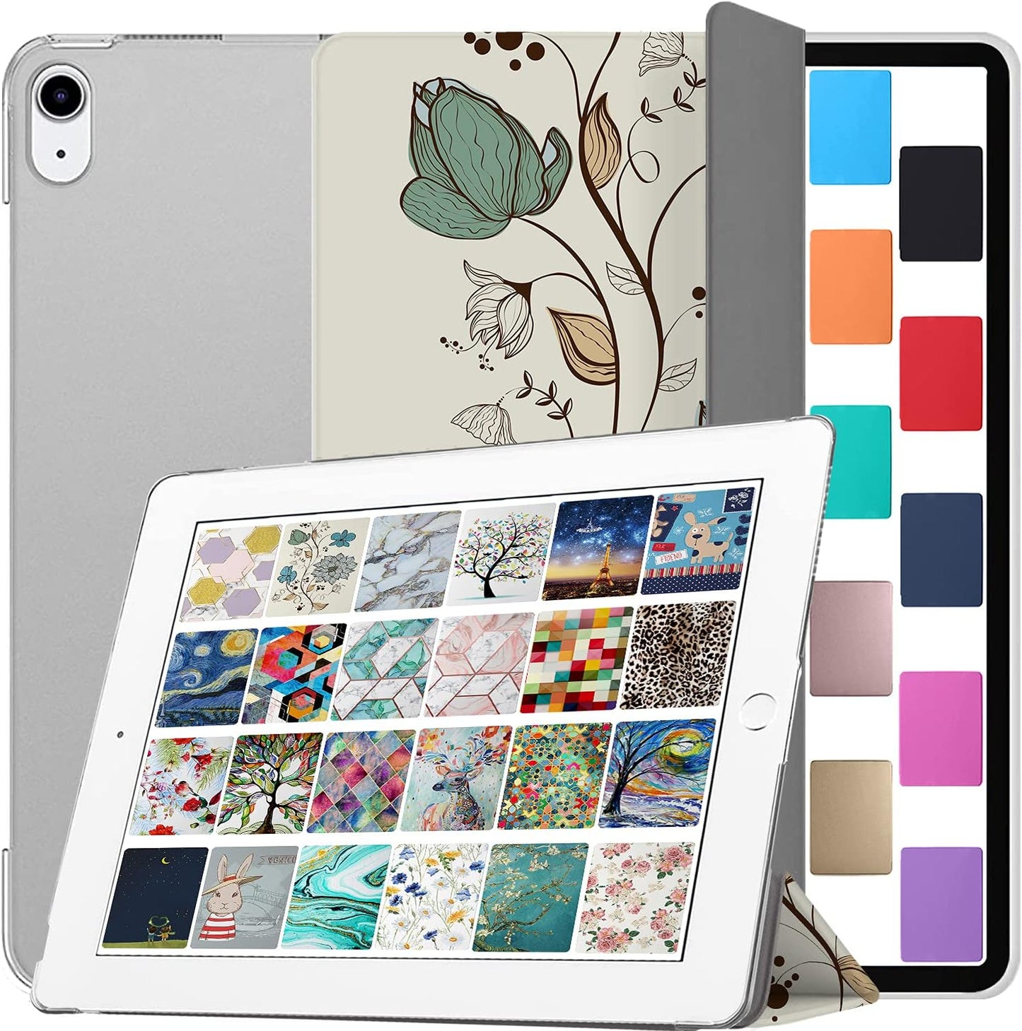 DuraSafe iPad PRO 11 Inch 1st Gen Case with Watercolor Flowers