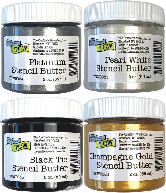 The Crafter's Workshop Stencil Butter Celebration Paint Set
