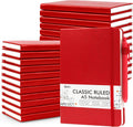 Feela 24 Pack Journal Notebook for Work and School - Bulk Lined Set