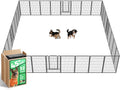 FXW Rollick Unleashed Dog Playpen 45 in 32 Panels - Versatile Safe