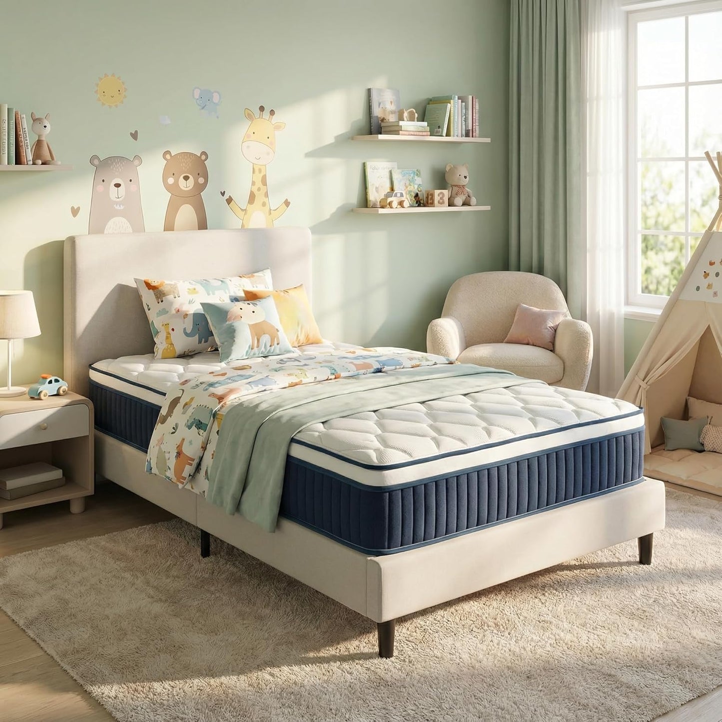 Twin Size Mattress in a Box for Luxurious Comfort and Support