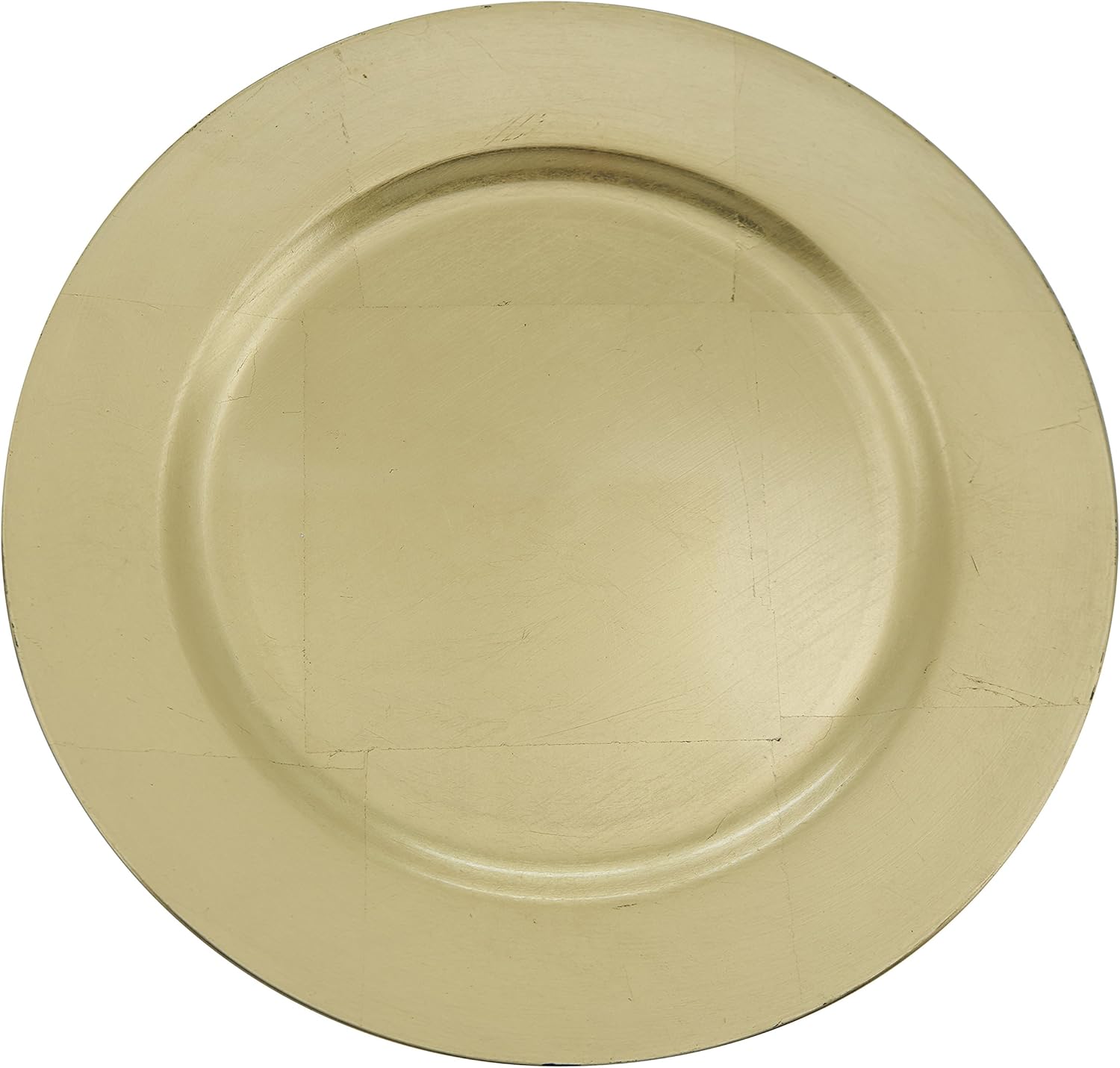 SARO LIFESTYLE Classic Gold Charger Plates Set