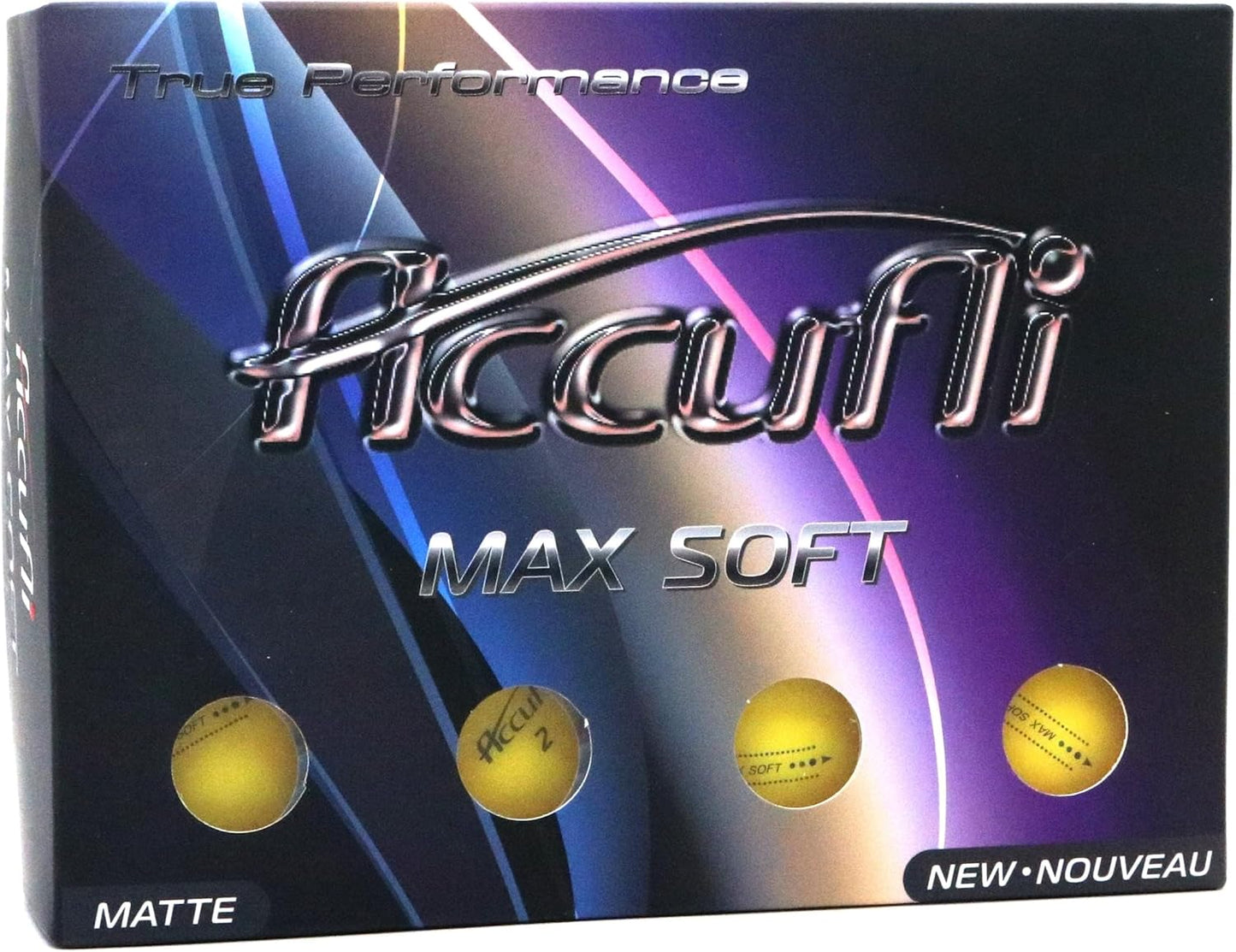 Ultra Soft ACCUFLI Golf Balls - Distance & Control