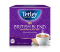 Tetley British Blend Premium Black Tea, Regular 80 Teabags - Classic