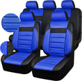 Leather Seat Covers Full Set Universal - 5 Seat Luxury Comfort