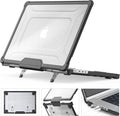 MacBook Pro 16 in Protective Hard Case with Foldable Stand - Black