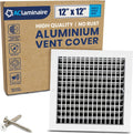 12 in x 12 in Duct Hole Aluminum Single Deflection Air Supply Register