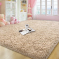 6x9 Area Rug for Living Room - Large Fluffy 6ft x 9ft Light Tan