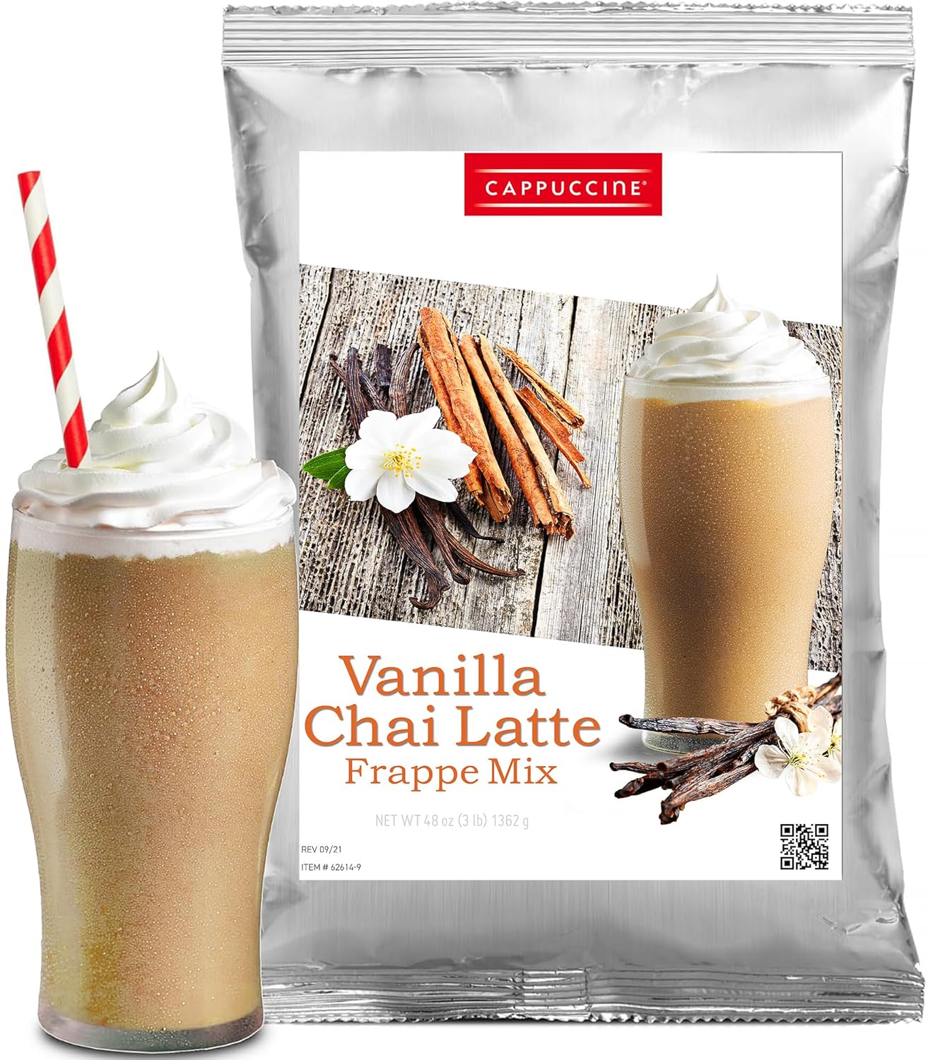 Cappuccine Vanilla Chai Latte Frappe Mix for Delicious Drinks