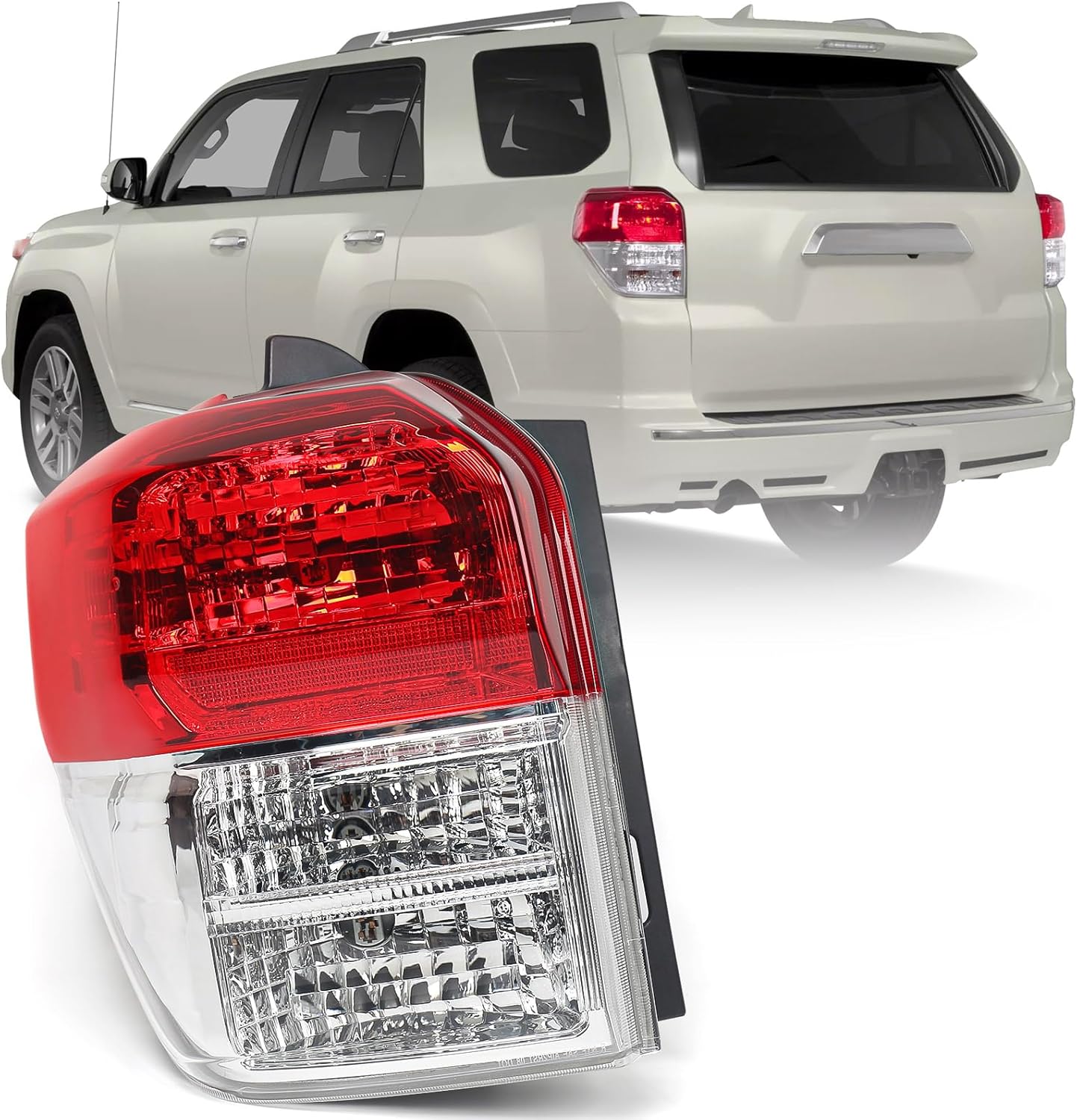 Huray Left Tail Light for Toyota 4Runner 2010-2013 - OE Replacement