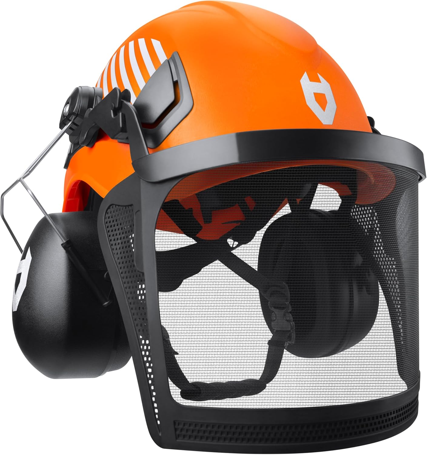 NoCry Arborist Helmet with Face Shield and Ear Muffs for Safety