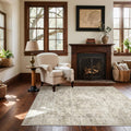 Machine Washable Throw Rugs for Entryway 4x6 - Stain Resistant Low