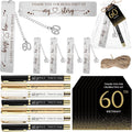 25 Sets 60th Birthday Favors for Guests - Complete Keepsake Set
