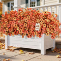 48 Bundles Artificial Fall Mums Flowers for Outdoors Decoration - Lush